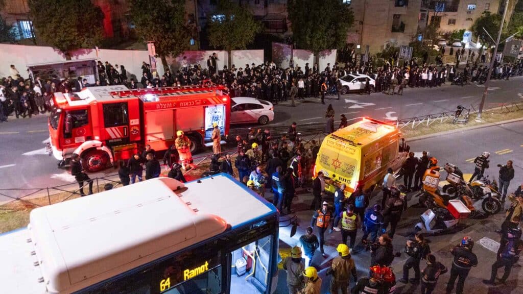 Unfall bei ultra-orthodoxer Demonstration