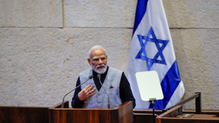 Der israelische Premier Modi betonte in seiner Rede vor Abgeordneten der Knesset die Freundschaft seines Landes