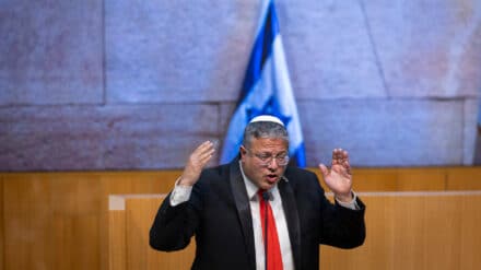 Itamar Ben Gvir bei Knesset-Debatte zur Einführung der Todesstrafe für Terroristen