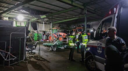 Beim Treffer einer iranischen Rakete wurde in Amadin ein Gastarbeiter getötet