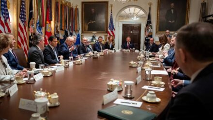 Der Krieg gegen das iranische Regime war auch Thema bei der Kabinettssitzung am Donnerstag im Weißen Haus