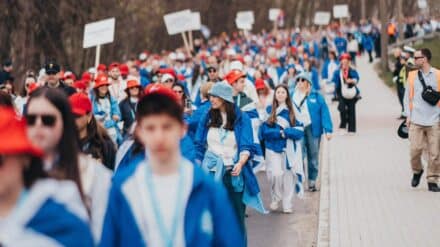 Marsch des Lebens in Auschwitz