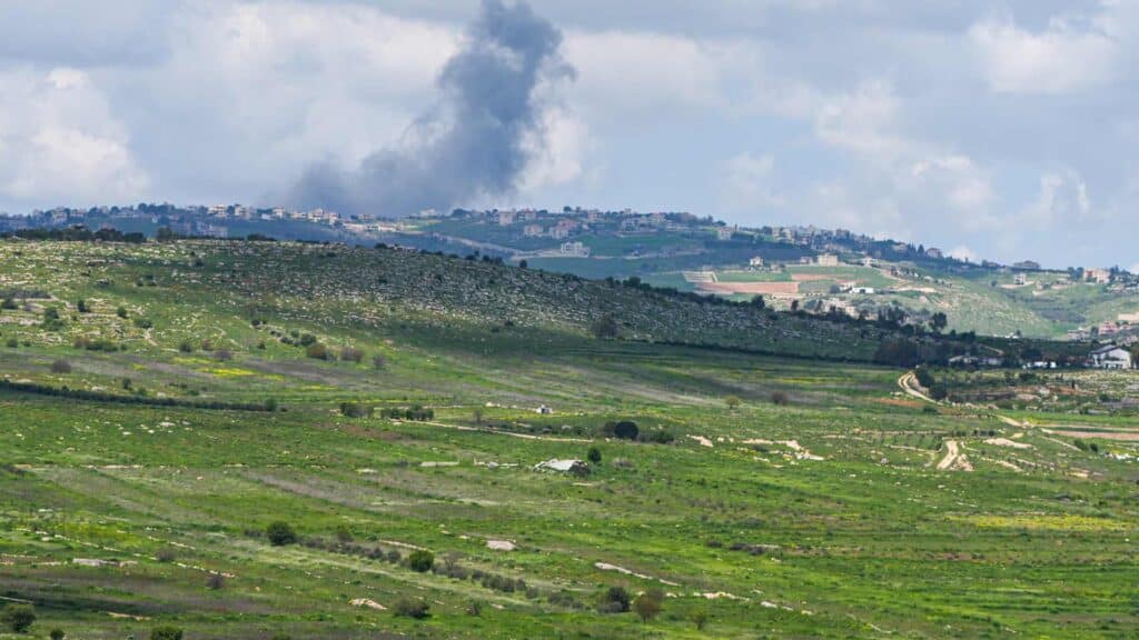 Luftschlag der israelischen Armee in Südlibanon