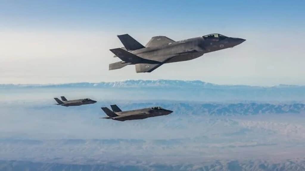 Israelische Luftwaffe auf dem Weg in den Iran