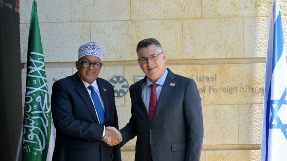 Außenminister Sa'ar und Somalilands Präsident Abdullahi