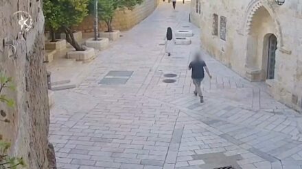 Ende April griff ein Israeli eine Nonne in Jerusalem von hinten an