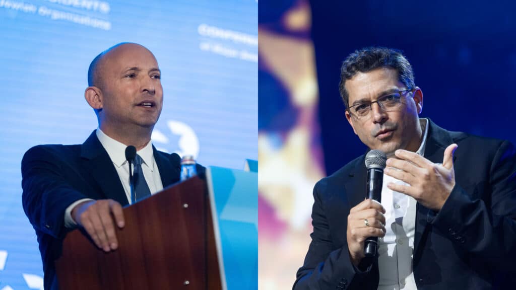 Der frühere Premier Bennett (l.) und Diasporaminister Schikli warnten in diesem Jahr bereits mit deutlichen Worten vor der Türkei