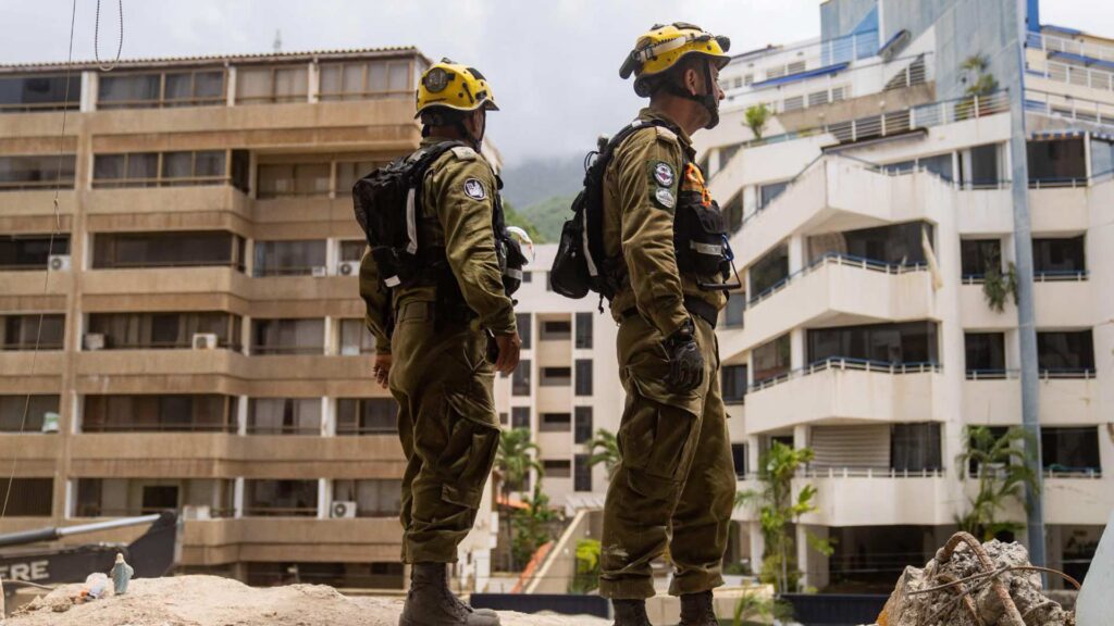 Eine Delegation des israelischen Heimatschutzkommandos leistete nach den Erdbeben in Venezuela Aufräumhilfe
