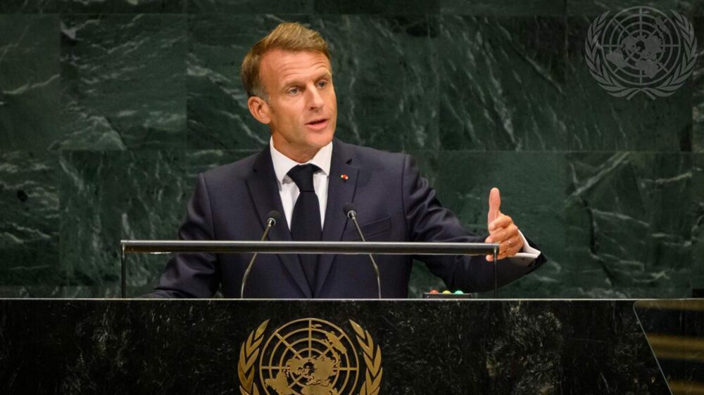 Der französische Präsident Macron behauptete, die Terror-Organisation Hamas sei im Westjordanland nie aktiv gewesen