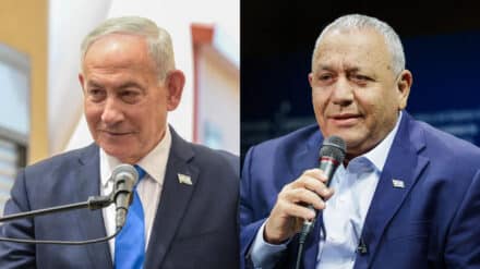Die Parteien Netanjahus (l.) und Eisenkots liegen laut ersten Zahlen nach der Knessetwahl fast gleichauf